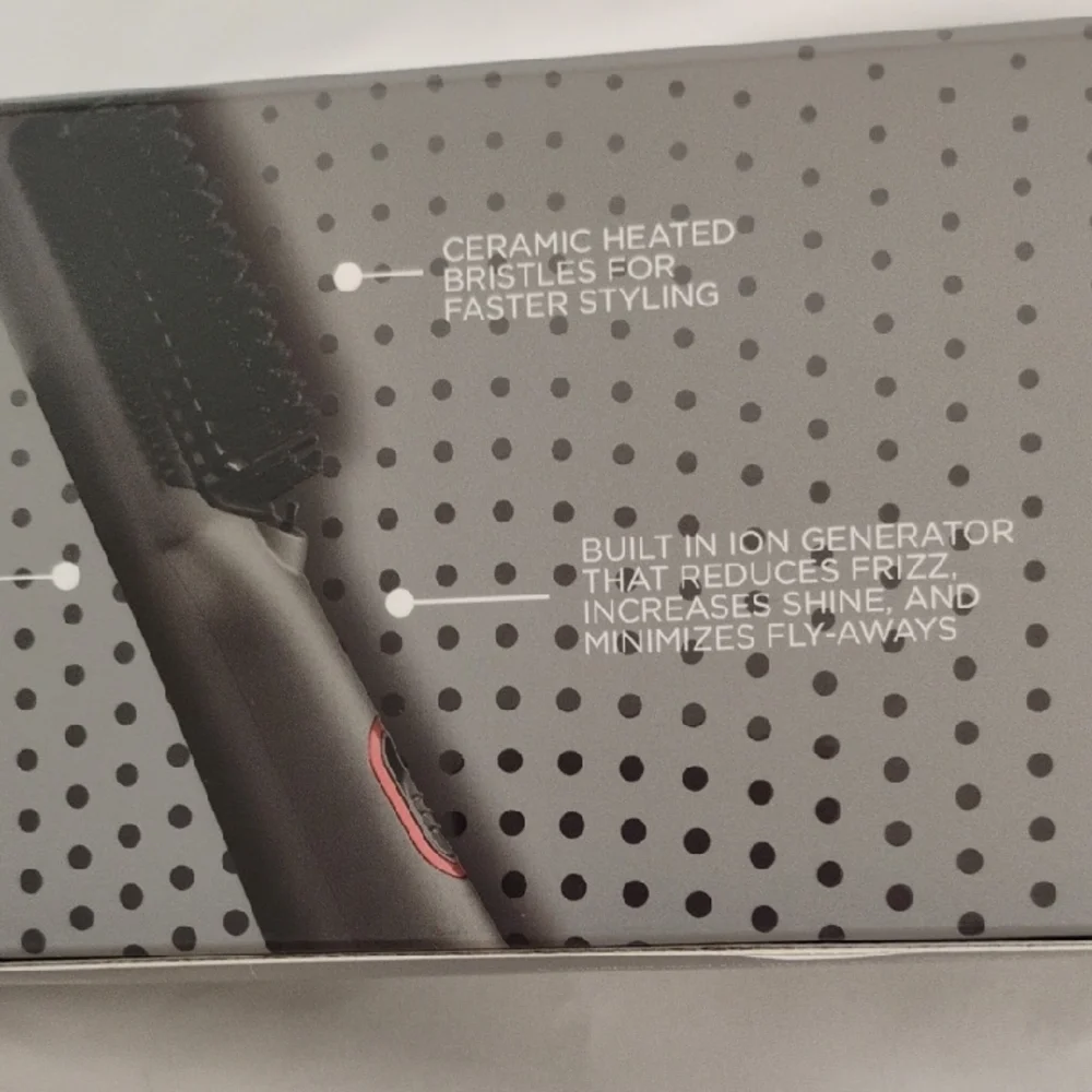 CHI Lava Hair Straightening Brush - Black - Picture 5 of 12